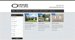 Desktop Screenshot of omegarealtysales.com